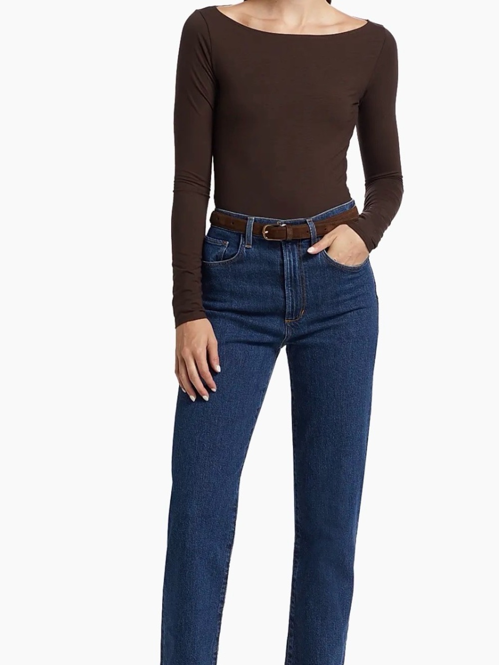 Reformation Wiley Boatneck Knit Top